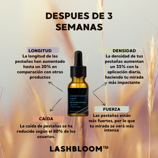 🌸 ¡Pestañas más largas, fuertes y definidas en solo 2 semanas!
